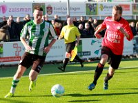 005 2016 Genemuiden Broekster Boys  27-02-2016: Voetbal: SC Genemuiden v Broekster Boys: Genemuiden/Tjeerd Korf (l) of Genemuiden, Andries Dijkstra (r) of Broekster Boys/8e finale KNVB beker district Noord